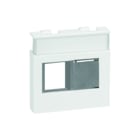 OCS - M45 2xRJ45 Inzetplaat schakelmateriaal Mm Plaatje 1-2X 45X45