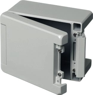Bopla - Bocube Alu Installatiekast leeg rose alu kast 7035 159x128x90