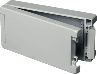Bopla - Bocube Alu Installatiekast leeg rose alu kast 7035 259x128x60