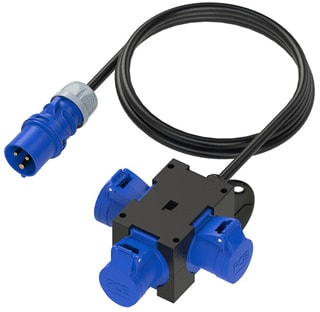 Keraf - CEE-contactdoos combinatie 104194