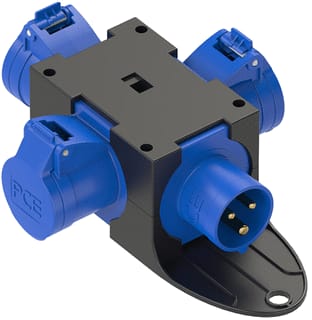 Keraf - CEE-contactdoos combinatie 104197