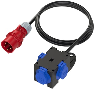 Keraf - CEE-contactdoos combinatie 104201