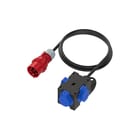 Keraf - CEE-contactdoos combinatie 104201