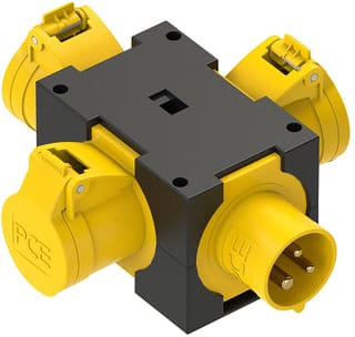 Keraf - CEE-contactdoos combinatie 105057
