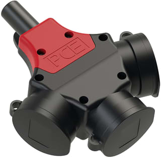 Keraf - Contactdooscombinatie RUBB 3WEG KOPPCONT.STOP