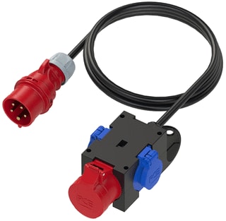 Keraf - CEE-contactdoos combinatie 107110