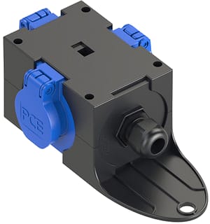Keraf - CEE-contactdoos combinatie 107118