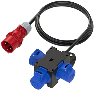 Keraf - CEE-contactdoos combinatie 107119