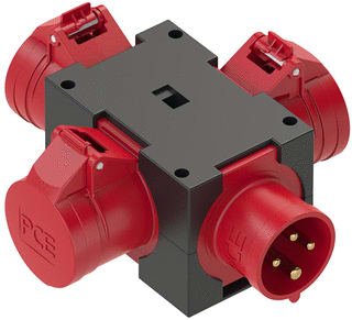 Keraf - CEE-contactdoos combinatie 107122
