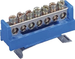 Wohner - Potentiaalvereffeningsrail N-Klem 01257 Blauw