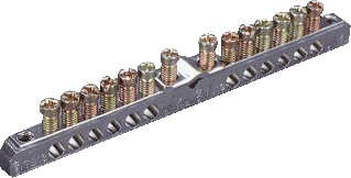 Wohner - Aardingsrail voor verdeler Pe/N-Rail 01928 186.5Mm