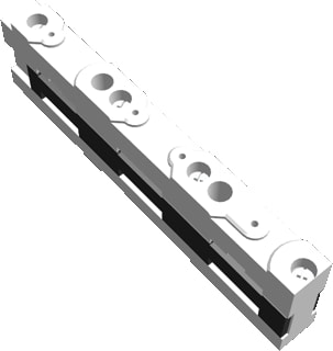 Wohner - Stroomrailsteun Railst.01495 3-P. 2-Dlg