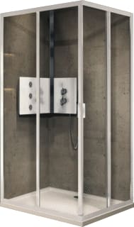 Novellini - Lunes 2.0 Douchecabine vierhoekig Hk 108-111 M/C