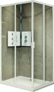 Novellini - Lunes 2.0 Douchecabine vierhoekig Hk 84 84-87 M/C