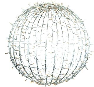 Tronix - Feestverlichting 3d bal led 80cm warm wit