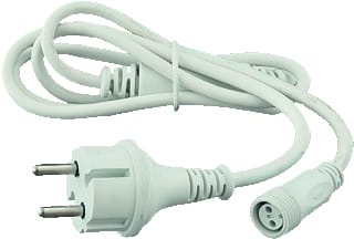 Tronix - Elektr. toebeh. v verlichtingsarm. Shuko Voedngskbl 1,5M Wit