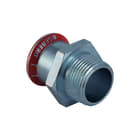 Geberit - Mapress C-staal Fitting met 2 aansluitingen Puntstuk M/Bu 42-R1.1/4"