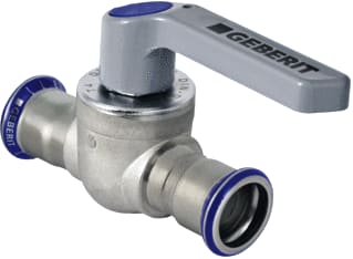 Geberit - Mapress RVS Kogelafsluiter Afsltr 15 Mm