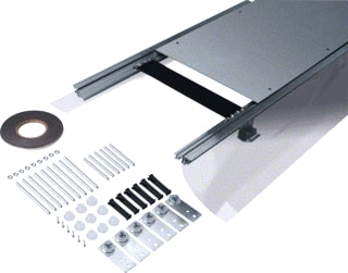 Hager - Vloergoot bovenliggend open BKFD400105 LG2.4