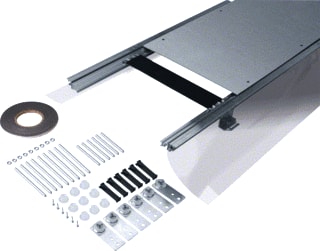 Hager - Vloergoot bovenliggend open BKFD400145 LG2.4