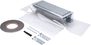Hager - Eindstuk vloergoot BKFDE300105