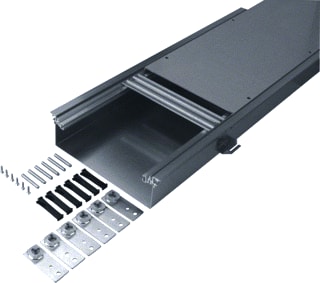 Hager - Vloergoot bovenliggend open BKW300070 LG2.4