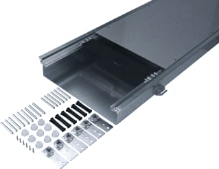 Hager - Vloergoot bovenliggend open BKW400080 LG2.4