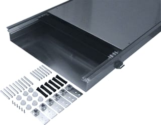 Hager - Vloergoot bovenliggend open BKW600070 LG2.4