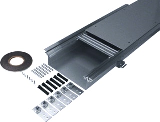 Hager - Vloergoot bovenliggend open BKWD300090 LG2.4