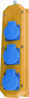 Hateha - VD Contactdooscombinatie Nyl Wcd Ra Vd16Ge/Bl 3V Wd