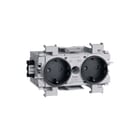 Hager - Tehalit Ecoline Wandcontactdoos (WCD schakelmat.) Teha Wcd 2V Zw
