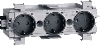 Hager - Tehalit Ecoline Wandcontactdoos (WCD schakelmat.) Teha Wcd 3V Zw