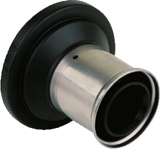 Henco - Fitting met 2 aansluitingen Persverloop 75 X 32