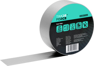 TRADEFORCE - Zelfklevende tape DUCT TAPE 50MM X50M GRIJS