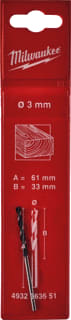 Milwaukee - Boor Houtboor 3 X 60 Mm