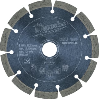Milwaukee - Slijpschijf diamantdrslpschf dsu 150