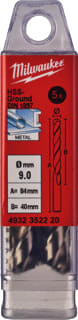 Milwaukee - Boor Hss-G Mtlbr 9X40X84 Ds10