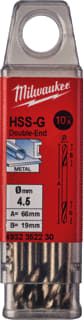 Milwaukee - Boor hssg mtlbr 4,5x16x58 ds10