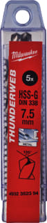 Milwaukee - Boor Thndrw Hss-G 7,5X109 Ds5