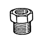 Itho Daalderop - Fitting met 2 aansluitingen Daal Verl.Nipp.3/8X1/2 Se2