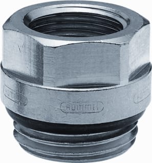 Hummel - Fitting met 2 aansluitingen Verloopring 1/2X3/8"