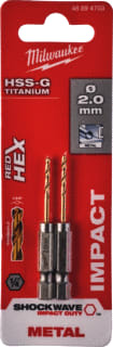 Milwaukee - SHOCKWAVE Boor Metlbr Shckw Hssg Ti2 Ds2