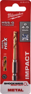 Milwaukee - SHOCKWAVE Boor Metlbr Shckwv Hss-G Ti4.5