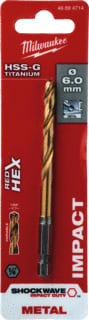 Milwaukee - SHOCKWAVE Boor Metaalbr Shckwv Hss-G Ti6
