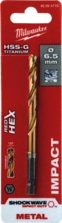 Milwaukee - SHOCKWAVE Boor Metlbr Shckwv Hss-G Ti6.5
