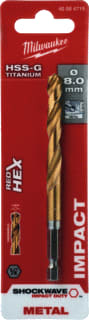 Milwaukee - SHOCKWAVE Boor Metaalbr Shckwv Hss-G Ti8