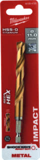 Milwaukee - SHOCKWAVE Boor Metlbr Shckwv Hss-G Ti11