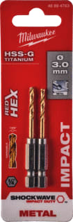 Milwaukee - SHOCKWAVE Boor Metlbr Shckw Hssg Ti3 Ds2