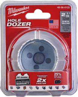 Milwaukee - Gatzaag (set) Hole Dozer 52 Mm