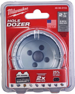 Milwaukee - Gatzaag (set) Hole Dozer 65 Mm